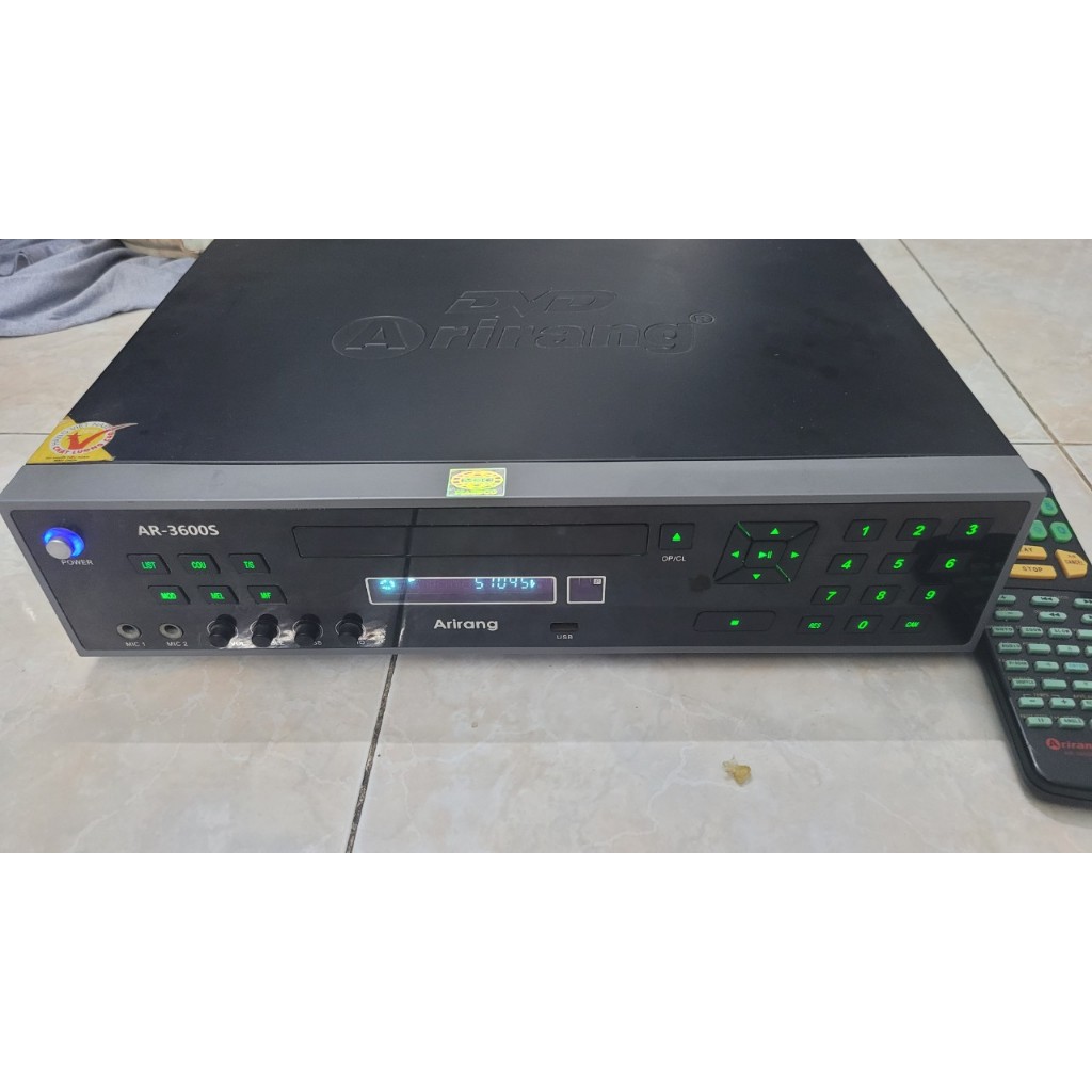 Đầu đĩa karaoke Arirang AR3600S (đèn xanh)