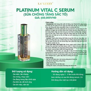 Serum platium vital c drlacir