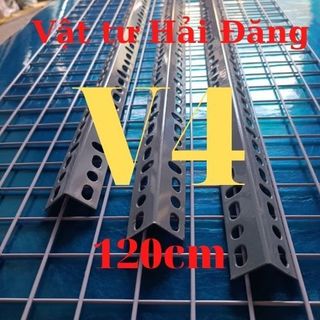 thanh sắt V Lỗ (cây V4x4 - dài 120cm ),sắt v lỗ