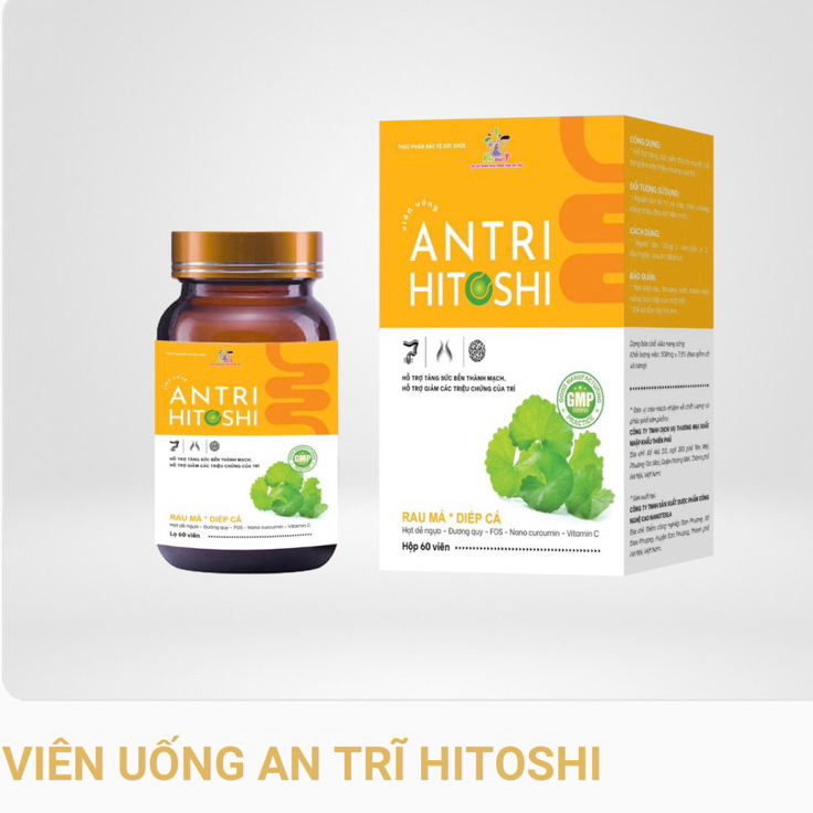 An trĩ Và Serum bôi trĩ Hitoshi