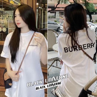 Áo thun lỡ tay BBR in GIỮA lưng chất liệu cotton 100%