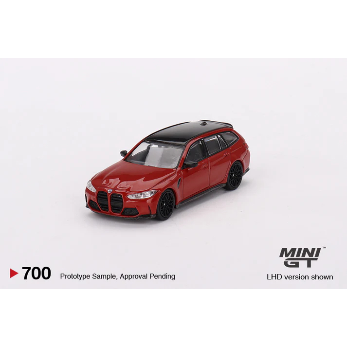 MINI GT(700) 1/64 BMW M3 Competition Touring Toronto Red Metallic LHD