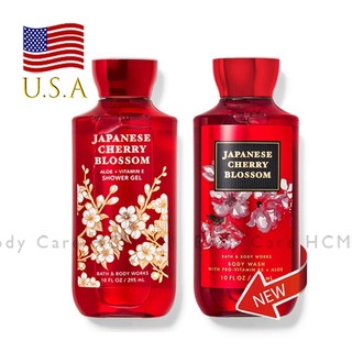 Chính hãng Mỹ | Sữa tắm dưỡng ẩm Japanese Cherry Blossom hương thơm nồng nàn tươi trẻ - Bath & Body Works 295ml