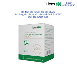  Canxi Tiens Thiên Sư dạng bột hoà tan giúp bổ sung canxi hữu cơ hộp 10 gói 