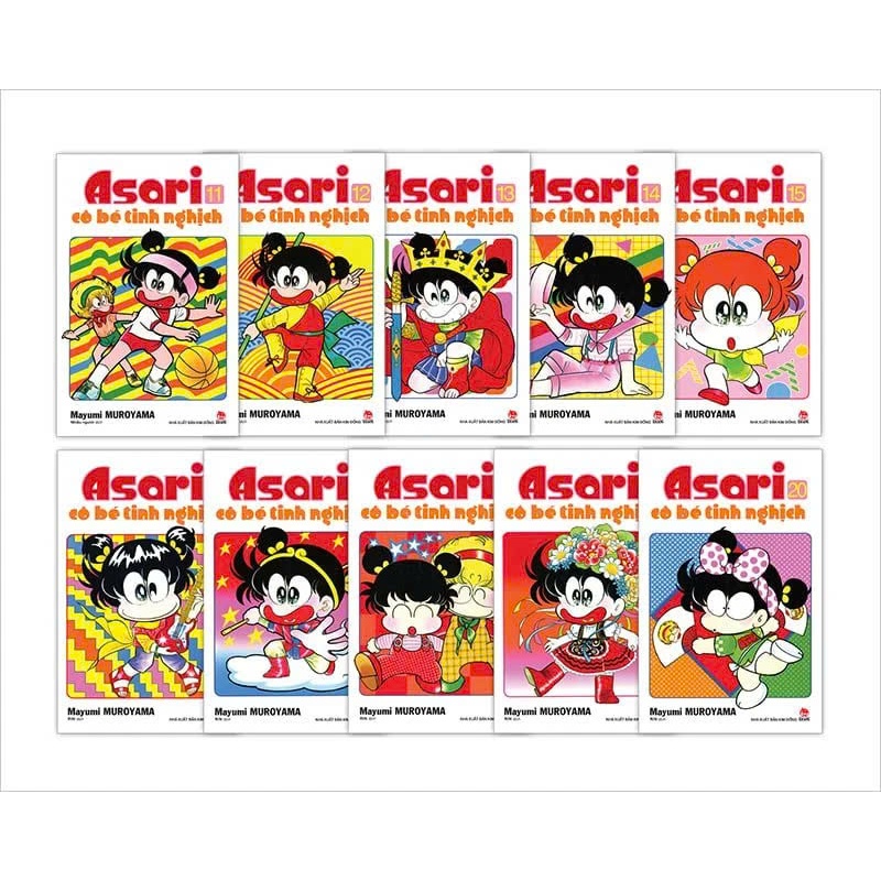 Sách - Combo Asari - Cô bé tinh nghịch (Tập 11-20)