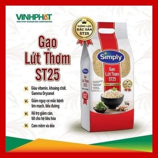 GẠO NEPTUNE - GẠO LỨT THƠM ST25 SIMPLY HỖ TRỢ GIẢM CÂN TIM MẠCH TIỂU ĐƯỜNG 