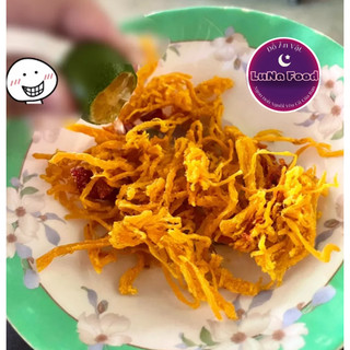 Khô gà bơ tỏi - ăn vặt lunafood