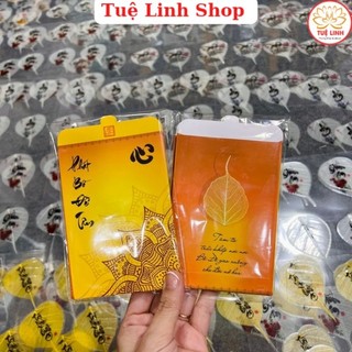 Phong bao Lì Xì đựng lá bồ đề, lễ cúng dường