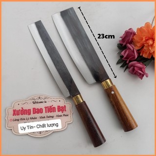 Bộ dao chặt dừa gọt dừa chất thép nhíp rèn thủ công sắc bén