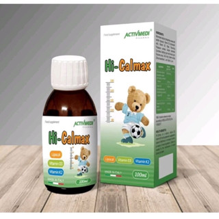 Hi-Calmax siro bổ sung canxi sinh học Lipocal giúp tăng chiều cao ở trẻ,giúp răng và xương chắc khỏe.chai 100ml