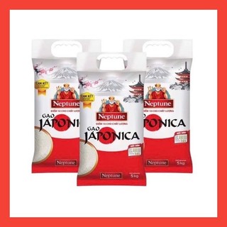  GẠO NEPTUNE JAPONICA TÚI 5KG(15KG) ( GIỐNG LÚA NHẬT BẢN ) 