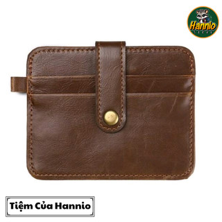 Ví Đựng Thẻ RFID PU Nhỏ Da Thẻ Căn Cước Danh Thiếp Nam Nữ Nhiều Ngăn Chứa Màu Trơn Dáng Ôm Giấy Phép Lái Xe Túi Đựng Thẻ