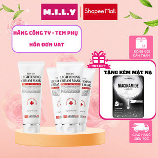 Mặt nạ dưỡng trắng dạng kem histolab lightening cream mask giúp dưỡng trắng da, giảm thâm nám 250g - myphammily