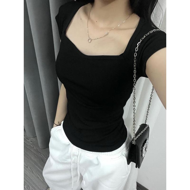 Áo body gân tăm cúp ngực , Áo Thun Basic Cộc Tay A28 ( Có bigsize) | BigBuy360 - bigbuy360.vn
