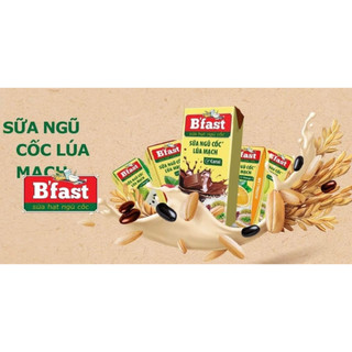 Sữa Hạt Ngũ Cốc Lúa Mạch B Fast 180ml - Lốc 4 Hộp
