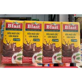 Sữa Hạt Ngũ Cốc Lúa Mạch B Fast 180ml - Lốc 4 Hộp