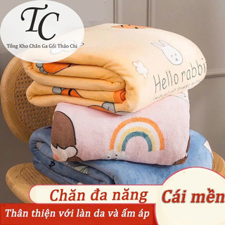 🌸 Chăn Tuyết Nhung Sữa Siêu Mềm Mịn- Thoáng Khí - Khổ Rộng 2m x 2m2 🌸