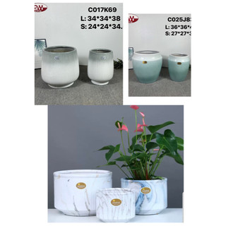 Chậu Gốm Sứ Dáng Cao 36-47cm - Chậu trồng cây kiểng lá