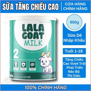 Sữa tăng chiều cao LALA GOAT 900g cho bé dưới 19 tuổi, Sữa dê phát triển chiều cao và trí não