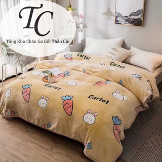 ❌ [ Xả Kho]- Chăn Tuyết Nhung Sữa -Siêu Mềm Mịn- Dễ Thương- Kích Thước 2m x 2m3❌