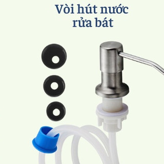 Vòi hút nước rửa chén, bộ vòi xịt nước rửa bát tự bơm hút dầu rửa bát ống dẫn dài 1,2m