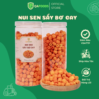 Nui Sen Sấy Bơ Cay 🥨🥨 Hũ Pet 300gr QAFOODS
