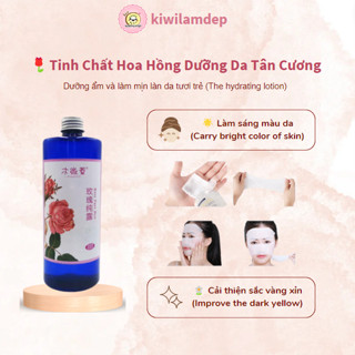 [SẴN] Tinh Chất Hoa Hồng Tân Cương Nguyên Chất Từ Hoa Hồng Dưỡng Sáng Da Mặt (500ml)