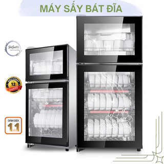 Tủ sấy bát đĩa 4 tầng khử khuẩn ozone - Máy sấy bát có tia hồng ngoại UV khử trùng cho gia đình YinYin98 Shop