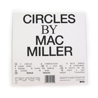 MAC MILLER Circles (Clear Colored Vinyl) Vinyl 2LP