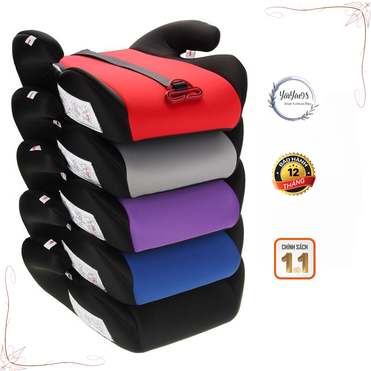 Ghế ngồi oto an toàn cho bé - Đệm ngồi xe hơi trẻ em cao cấp bền bỉ YinYin Shop