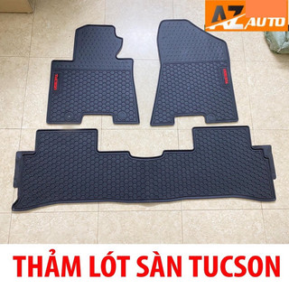 Thảm sàn, lót sàn cao su 3D cho #Hyundai Tucson 2022-2024 mẫu chuẩn (Hàng cao cấp)