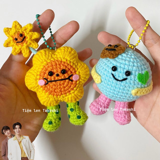 Móc khóa len Nong jaidee & Mr Sartun world handmade
