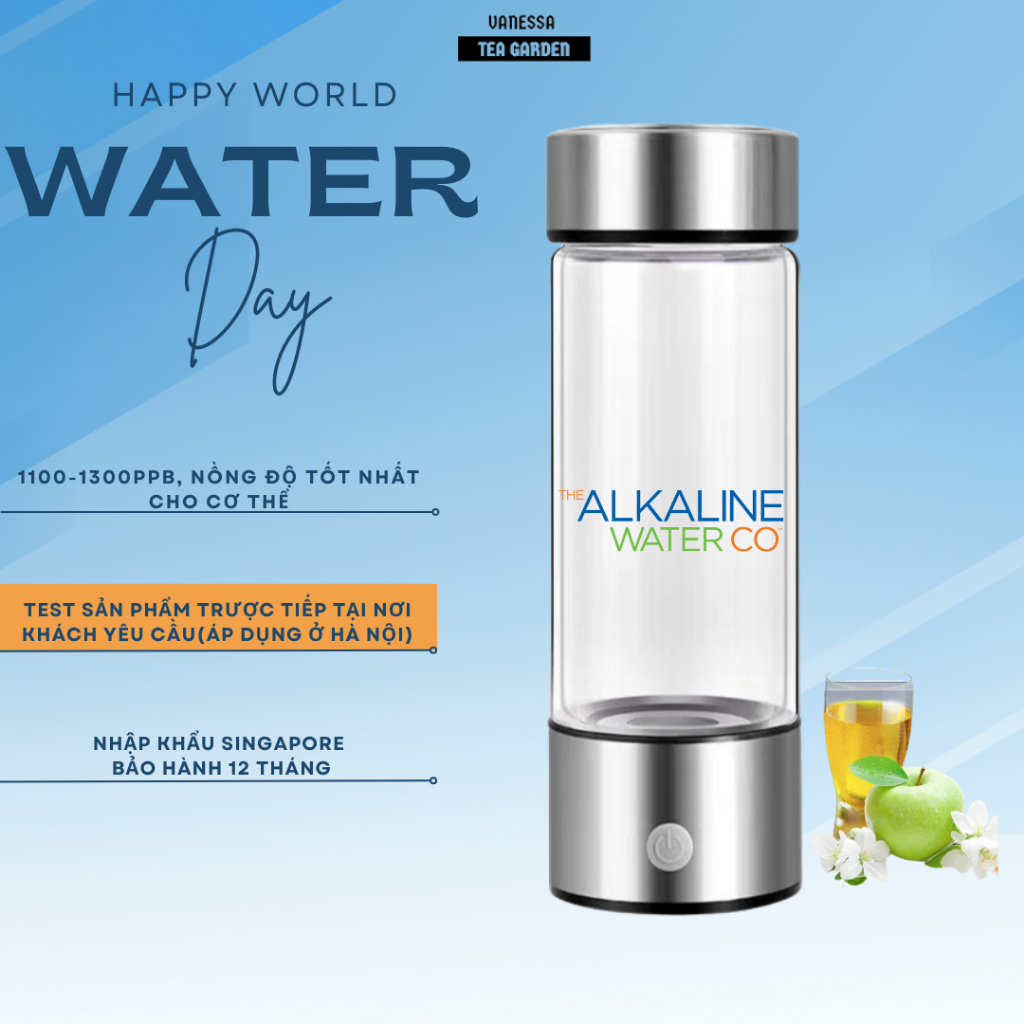 [Singapore] Máy tạo nước ion Kiềm giàu Hydrogen trên 1100 PPB - Tốt cho sức khỏe, quà tặng sếp