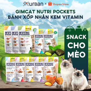 Snack Cho Mèo Cung Cấp Vitamin Gimcat Nutri Pockets 60g