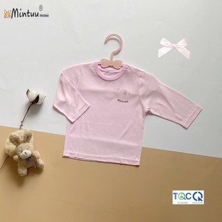 Áo cho bé sơ sinh, cài vai vải sợi tre, thương hiệu MINTUU - 5711 - 5171