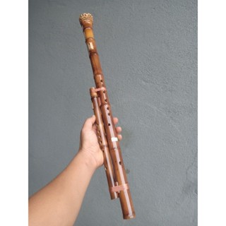 Sáo mèo kép gốc trúc hun tone C