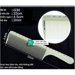 Lược cắt tóc nam barber bản to G30