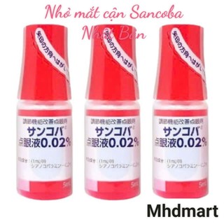 Nhỏ mắt cận thị sancoba 0.02 nhật bản 5ml