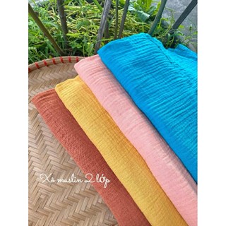 vải xô muslin màu