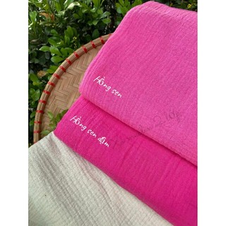 vải xô muslin màu