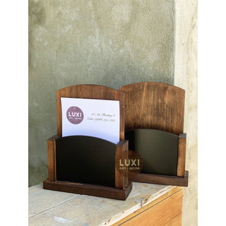 Kệ menu gỗ để bàn / Kệ trưng bày độc đáo LUXI decor