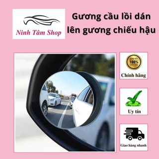 Gương cầu lồi dán lên gương chiếu hậu ô tô ( 1 cặp = 2c ) hàng thường