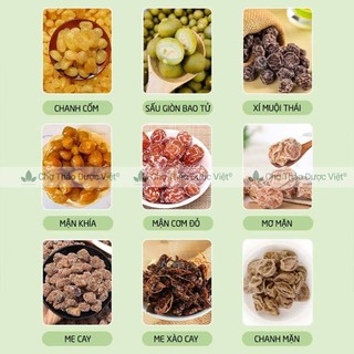 Xí muội mơ mặn chua ngọt 500g, đồ ăn vặt thơm ngon, dùng pha trà, pha chế đồ uống