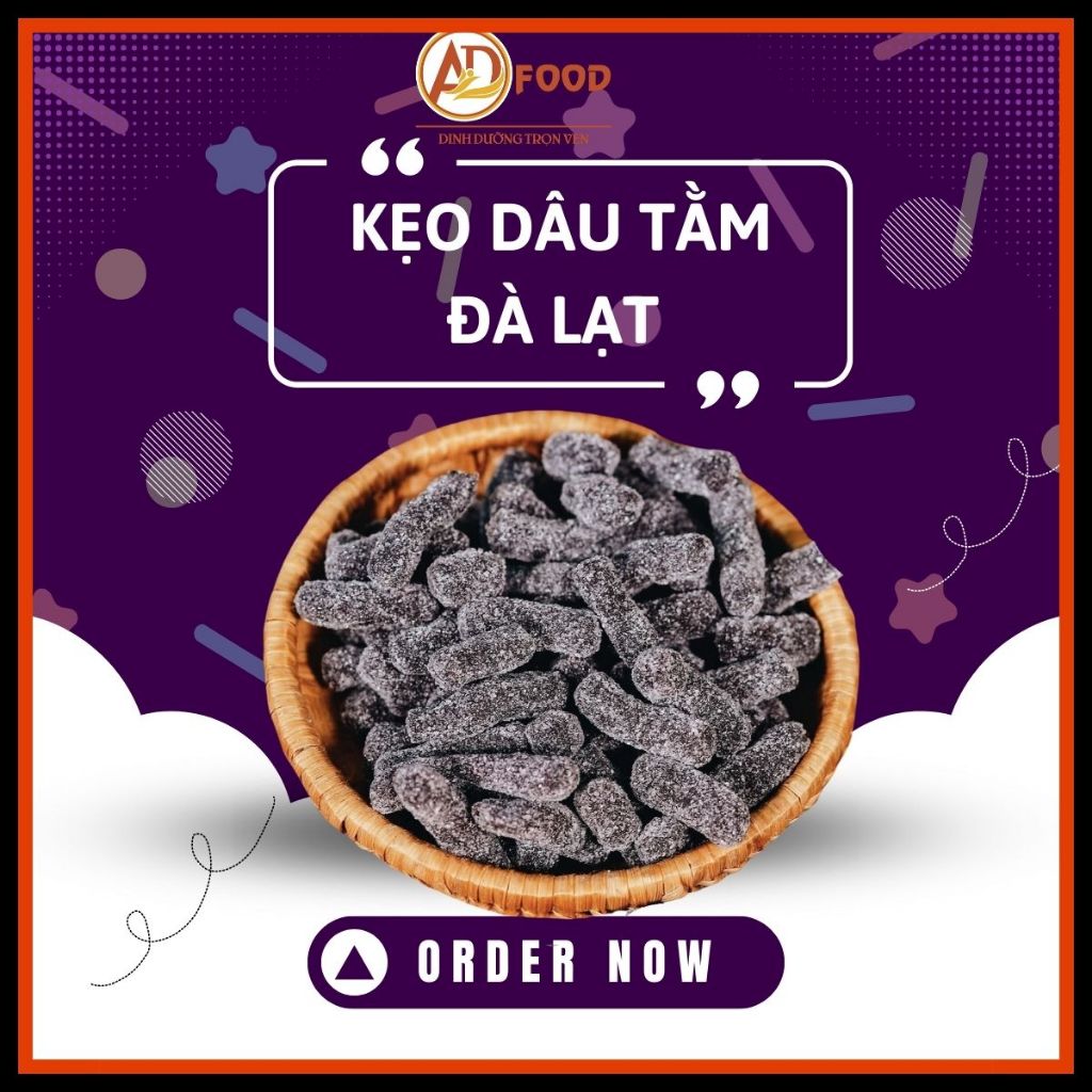 1kg Kẹo dâu tằm Đà Lạt