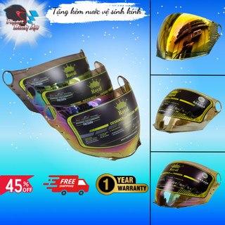 Kính bảo hiểm thay thế mũ bảo hiểm XH01, M268, M68 hàng chính hãng, kính thay thế nón bảo hiểm Royal