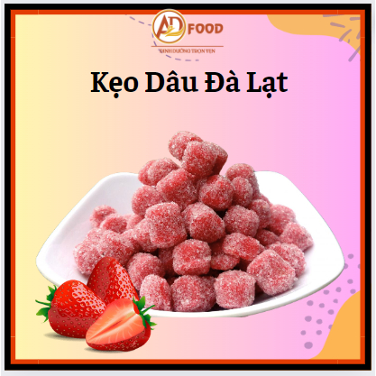 500g kẹo dâu tây đặc sản đà lạt