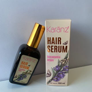 Serum Karanz Macadamia Argan Oil 100ml tinh dưỡng bóng tóc mềm mượt giữ màu vào nếp tóc uốn lọn xoăn