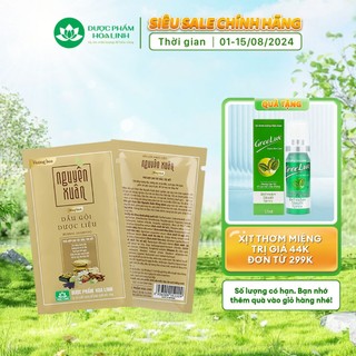 Dầu gội dược liệu Nguyên Xuân Bồng Bềnh dây 10gói x 5.5ml