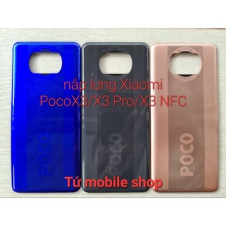 Nắp lưng xiaomi poco x3 , poco x3 pro , poco x3 nfc , có keo kèm theo