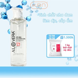Gel Nha Đam Dưỡng Ẩm Làm Mềm Dịu Da 100% Lô Hội Aloe Vera AWAKETHECELL 500ml